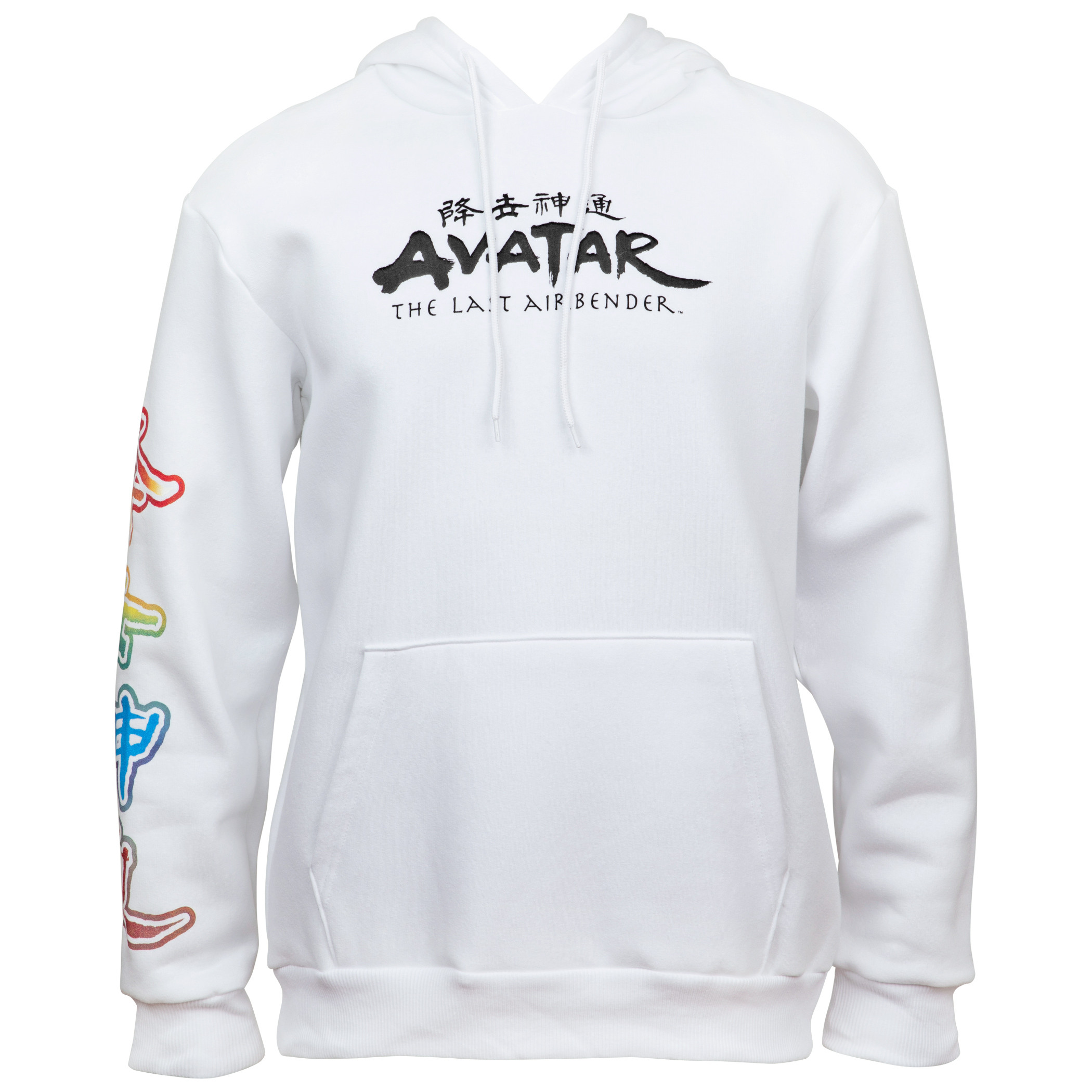 Avatar: The Last Airbender Text Hoodie With Back and Sleeve Prints